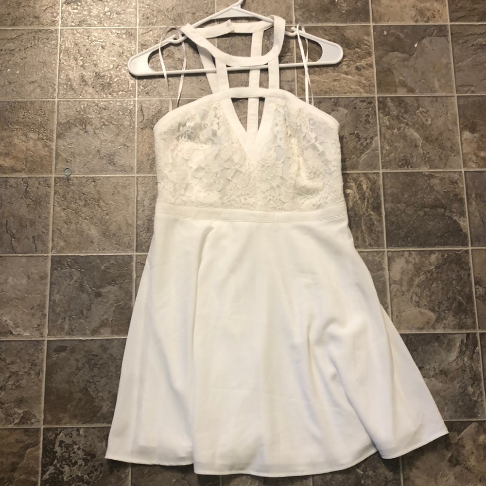 Lulus white mini dress